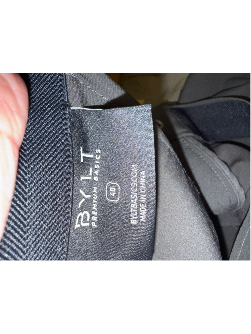 Men's Bylt Basics Shorts size 40 Kinetic Shorts Black Flat Front 7’ Inseam NEW - Picture 13 of 14